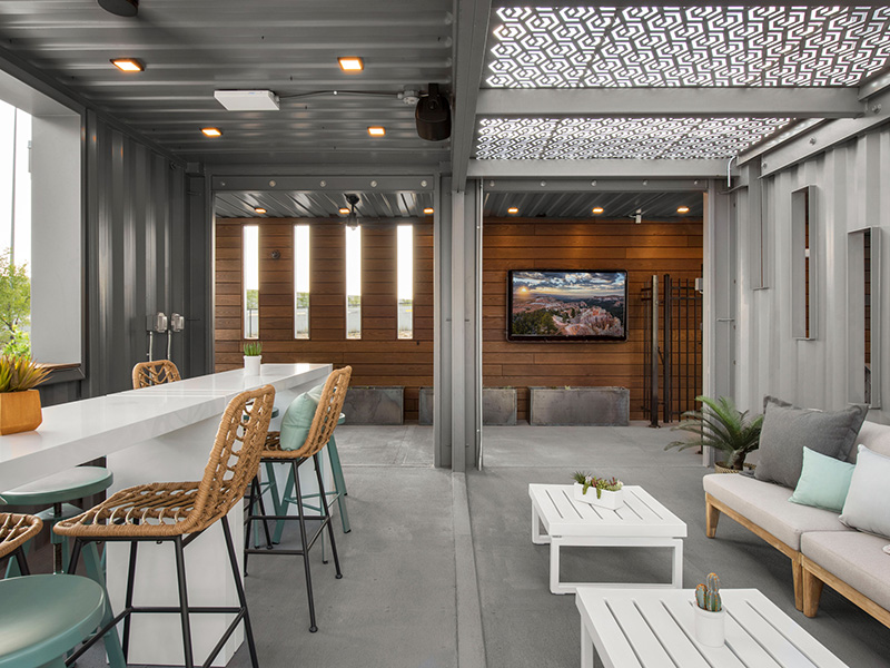 Resident Lounge | The Marq Townhomes