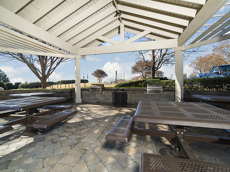 Grill Area | Orchard Park Apartments in Greenville, SC
