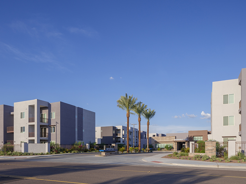 Building Exterior | Grayson Place Apartments in Goodyear, AZ