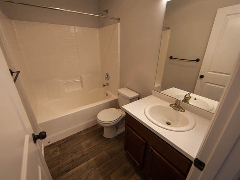 Bathroom | The Outlook Apartments in Graham, WA