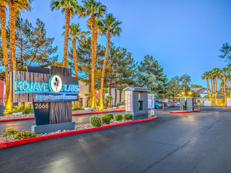 Welcome Sign | Mojave Flats | Apartments in Las Vegas