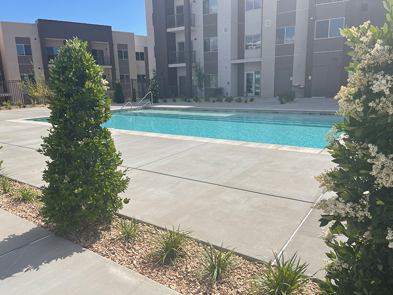 Pool | Sky at Brio Senior Apartments in Washington, UT