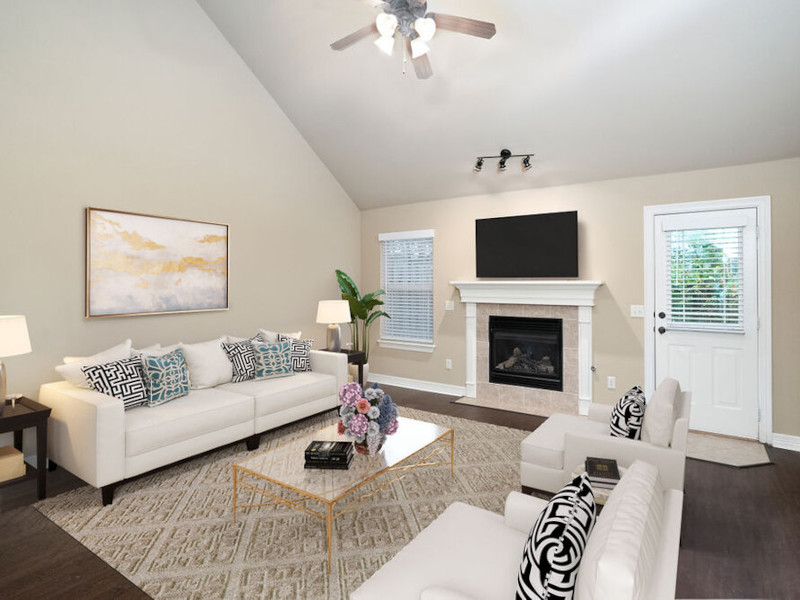 Living Room | 15th Place Townhomes in Rogers, AR