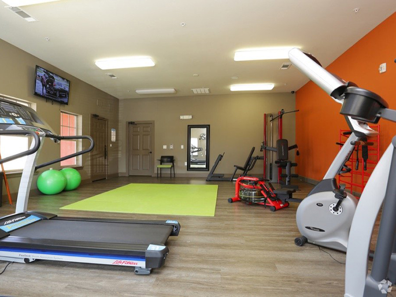 Fitness Center | Woodlands of Denton Apartments