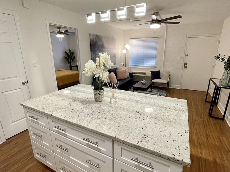 Kitchen & Living Room | The Edge @ 401