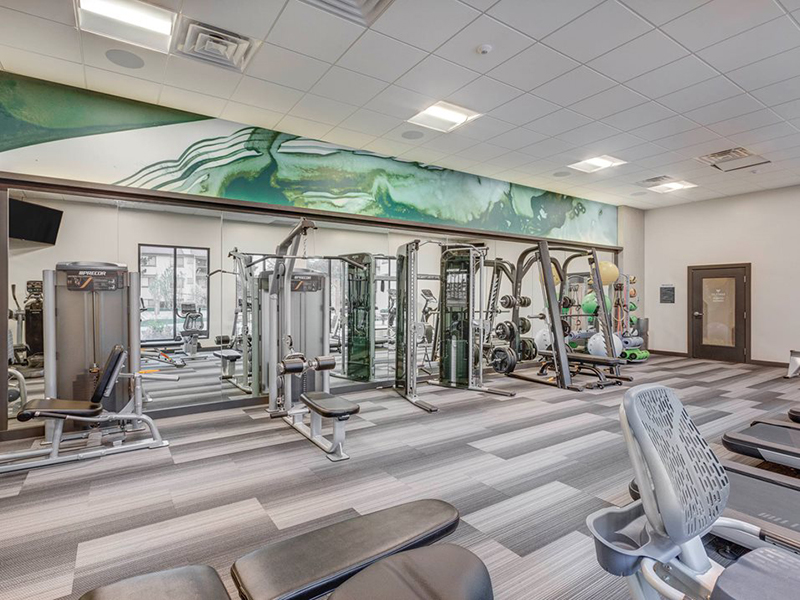 Gym Equipment | Santa Fe at Cottonwood Apartments in Cottonwood Heights, UT