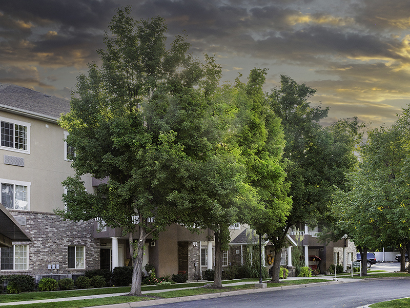 Exterior | Riley Court Senior Apartments in Bountiful, UT