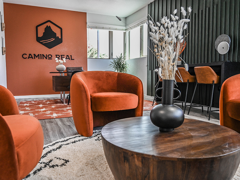 Leasing Office Seating | Camino Real Apartments in Santa Fe, NM