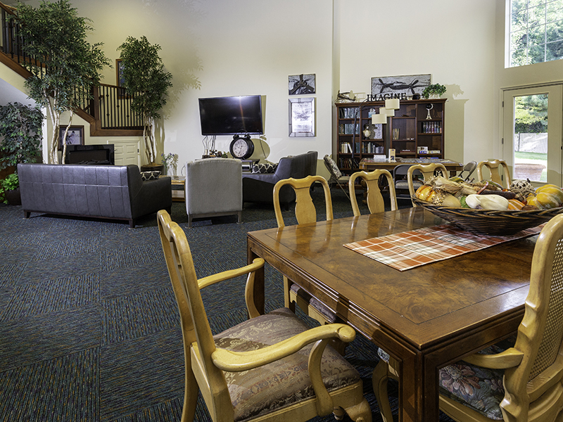 Lobby | Riley Court Senior Apartments in Bountiful, UT