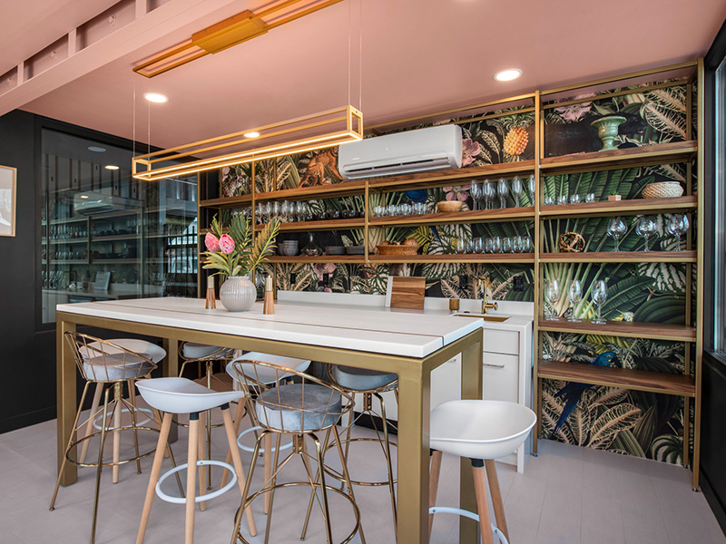 Clubhouse Kitchen | The Marq Townhomes