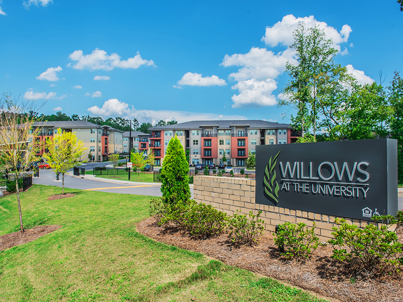 Welcome Sign | Willows at the University Apartments in Charlotte, NC