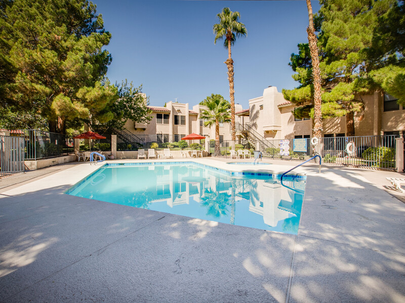 Shimmering Pool | Village of Santo Domingo Apartments in Las Vegas, NV