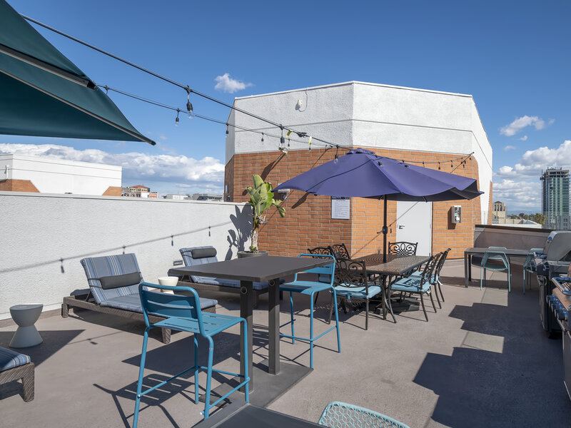 Rooftop Lounge | Elevation Long Beach Apartments in Long Beach, CA