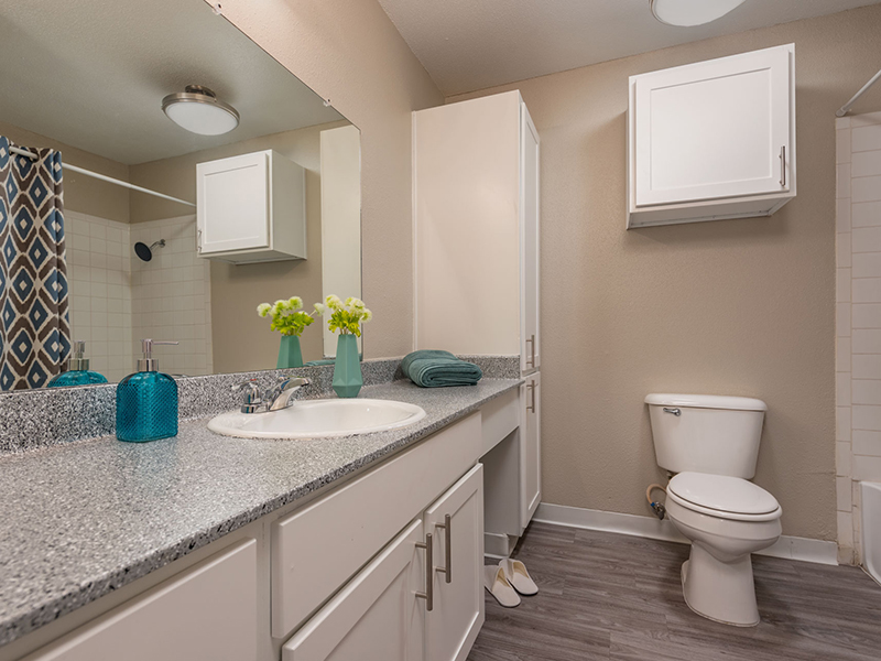 Bathroom | Alvarado Apartments in Albuquerque, NM