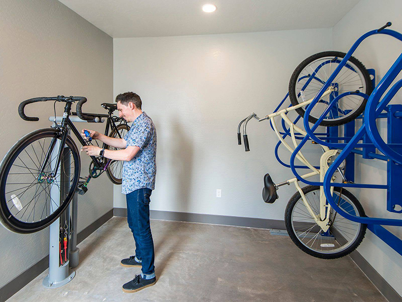 Bike Repair Room | The Grayson on the Rail