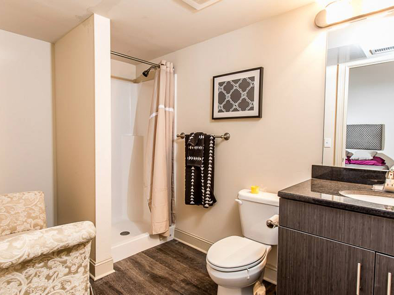 Bathroom | Village Lofts In The Arts District