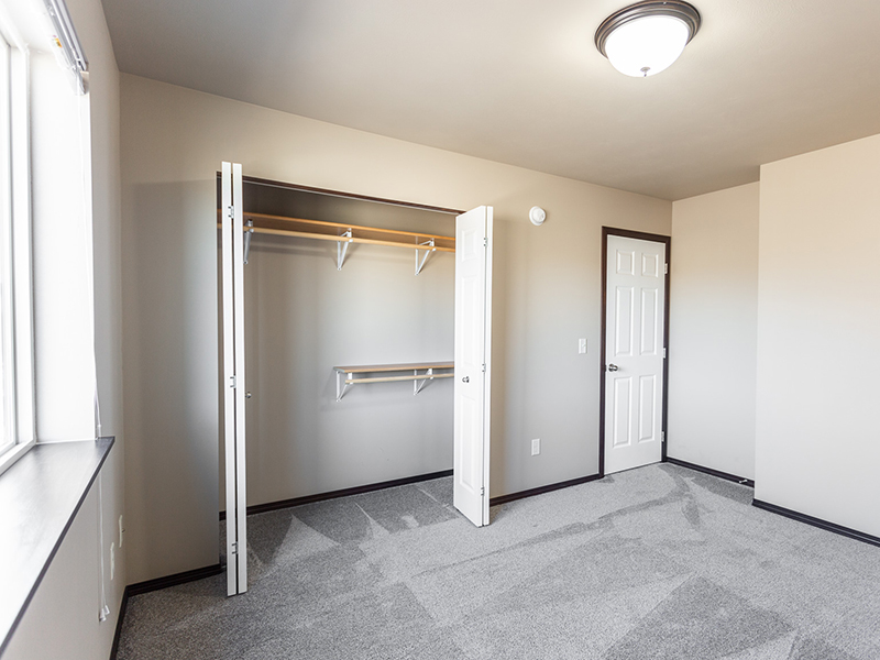 Closet | West Pointe Commons Apartments in Sioux Falls, SD