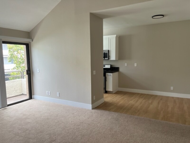 Living Room and Dining Area | D202 | The Heights on Superior
