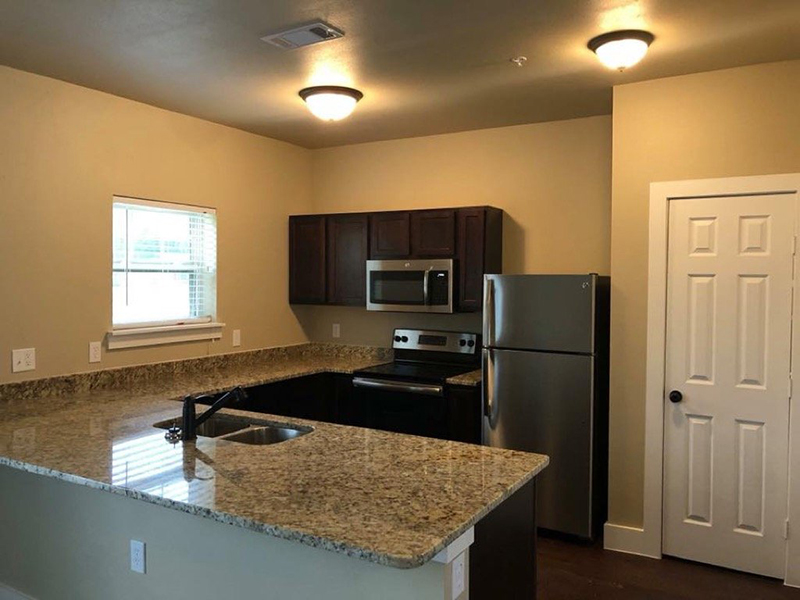 Kitchen Counters | Woodlands of Denton Apartments