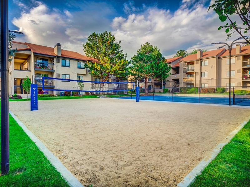 Volleyball Court | Santa Fe at Cottonwood Apartments in Cottonwood Heights, UT