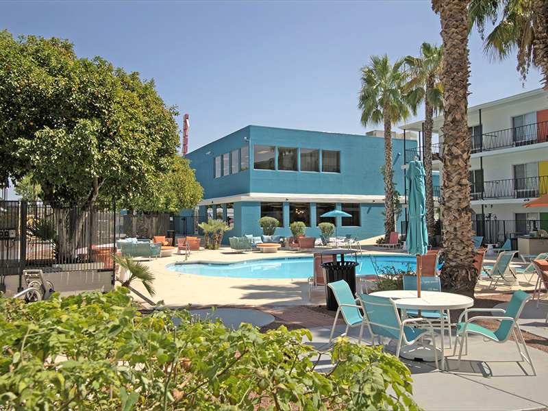Exterior | Sahara Apartments in Tucson, AZ