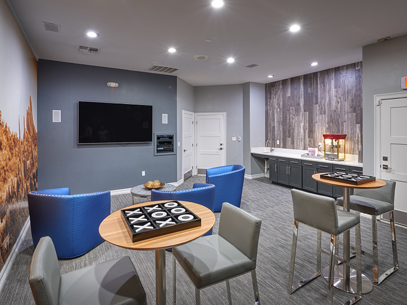 Media Room | Retreat at Cheyenne Mountain | CO Apartments
