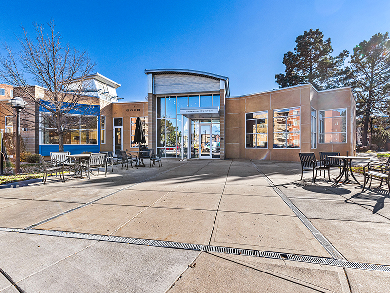 Clubhouse Exterior | Avantus Apartments in Denver, CO
