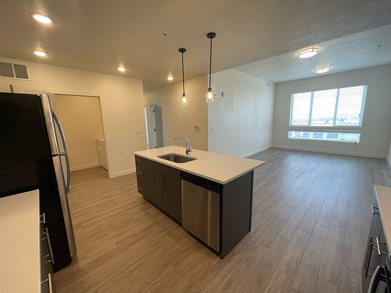 Large Kitchen Island | Canyon Vista Apartments in Draper, UT