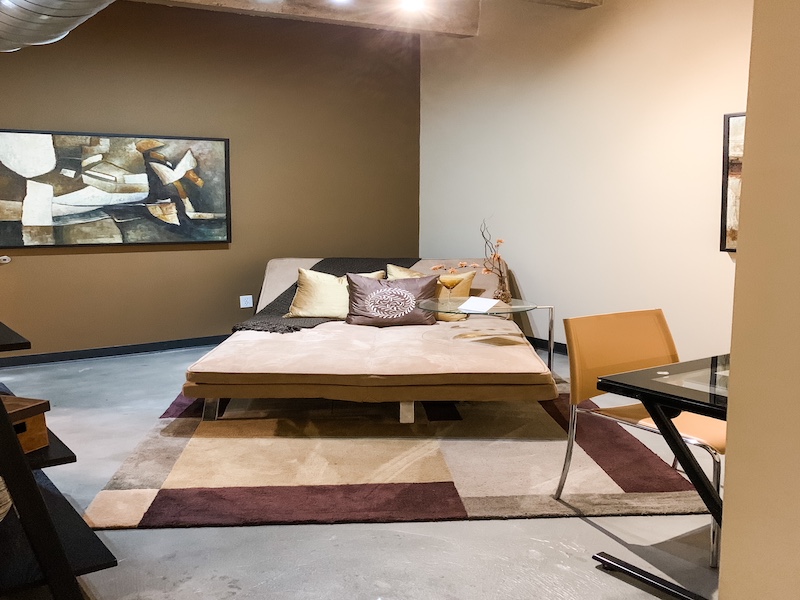 Bedroom Area | The Metropolitan Loft | Downtown Jacksonville Apartments