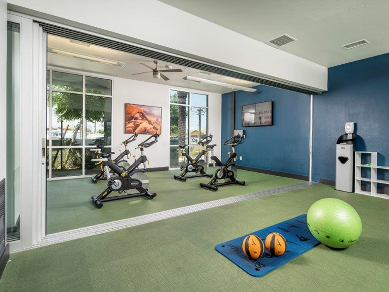 Yoga Room | Skye at McClintock Station Apartments in Tempe, AZ