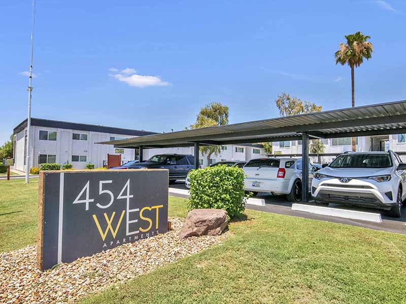 Monument Sign | 454 West Brown Apartments