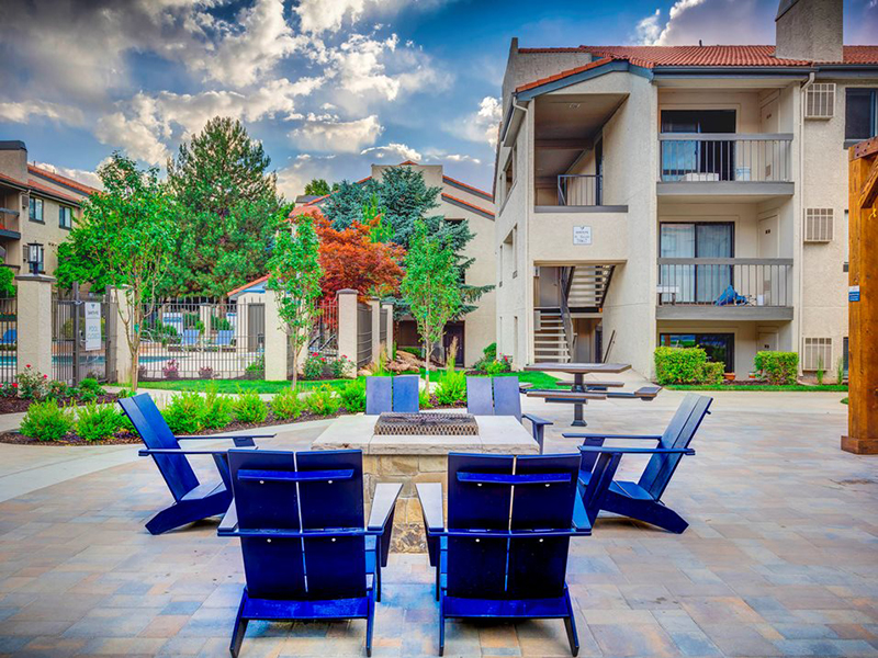 Firepit | Santa Fe at Cottonwood Apartments in Cottonwood Heights, UT
