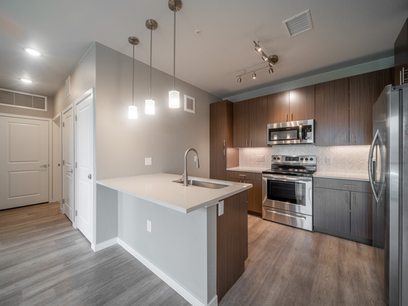 Fully Equipped Kitchen | Elevate at Pena Station