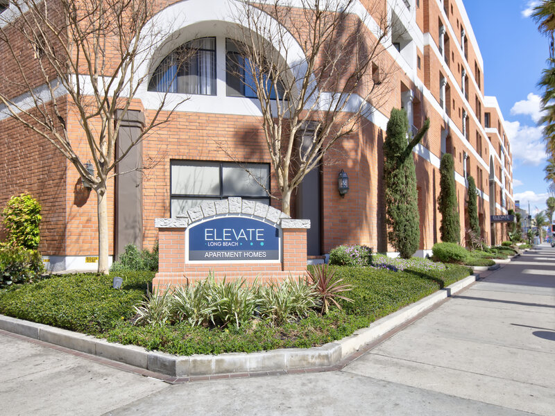 Monument Sign | Elevation Long Beach Apartments in Long Beach, CA