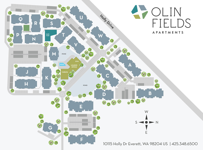 Olin Fields Apartment Property Layout